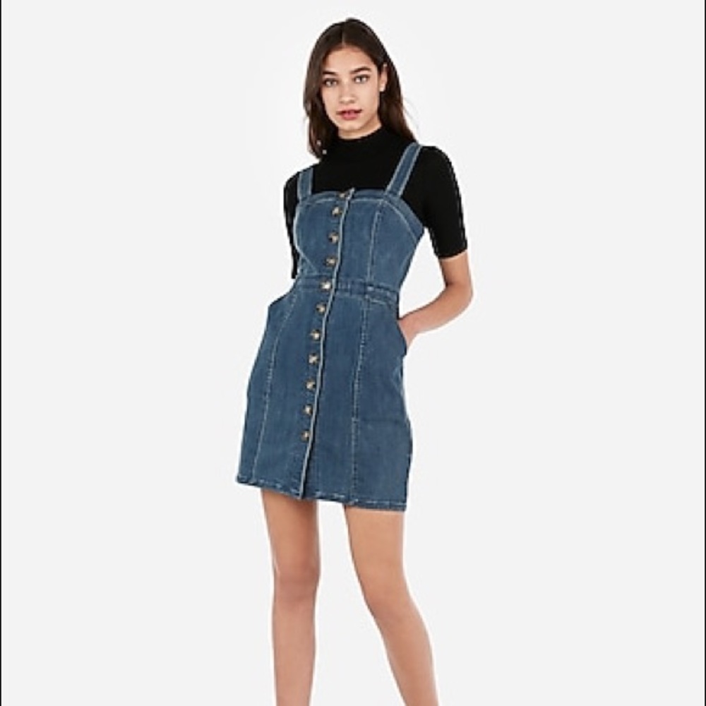 Express Denim Mini Dress